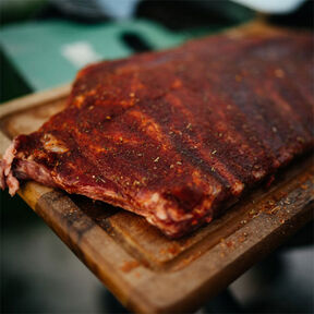 Фото Свиные ребрышки барбекю на гриле, мангале или в духовке -вкусный рецепт для пикника