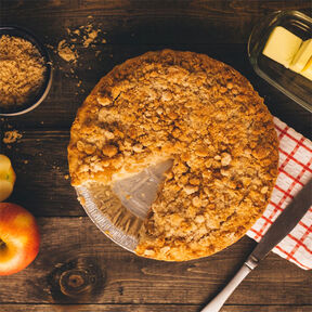 Фото Песочный пирог с яблоками и корицей на маргарине - Лучший рецепт тертого яблочного пирога
